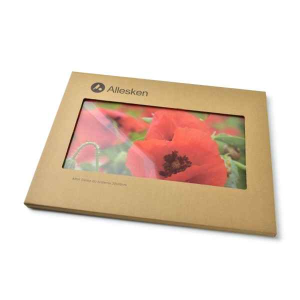 Deska do krojenia Aria szklana 30x40 cm do kuchni