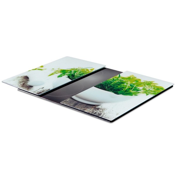 Доска для нарізки та захист плити, VILDE 259679, скляна 60×52 см (кухонна)