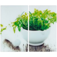 Доска для нарізки та захист плити, VILDE 259679, скляна 60×52 см (кухонна)