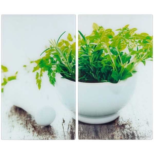 Доска для нарізки та захист плити, VILDE 259679, скляна 60×52 см (кухонна)