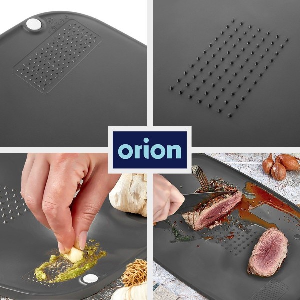 Дошка для різання, Orion, ELA двостороння з виступами 37.5x25 см — кухонна для щоденного різання