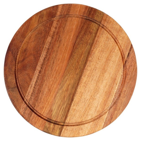 Доска для нарізки та сервування, EXCELLENT HOUSEWARE 259696, дерев'яна 25 см (кухня)