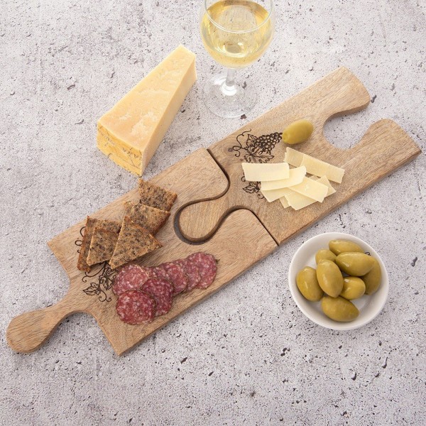 Дошка для нарізки і сервірування, Orion, Mango 29.5×15 см, дерев'яна