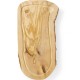 Deska do krojenia i serwowania Hendi 505212 drewno oliwne z rowkiem 400x250x18 mm