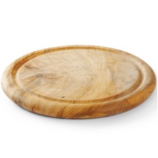 Deska do krojenia i serwowania Oliven Drewno Oliwne Okrągła 260 mm