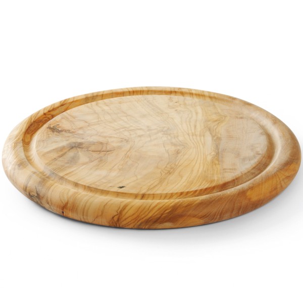 Deska do krojenia i serwowania Oliven Drewno Oliwne Okrągła 260 mm