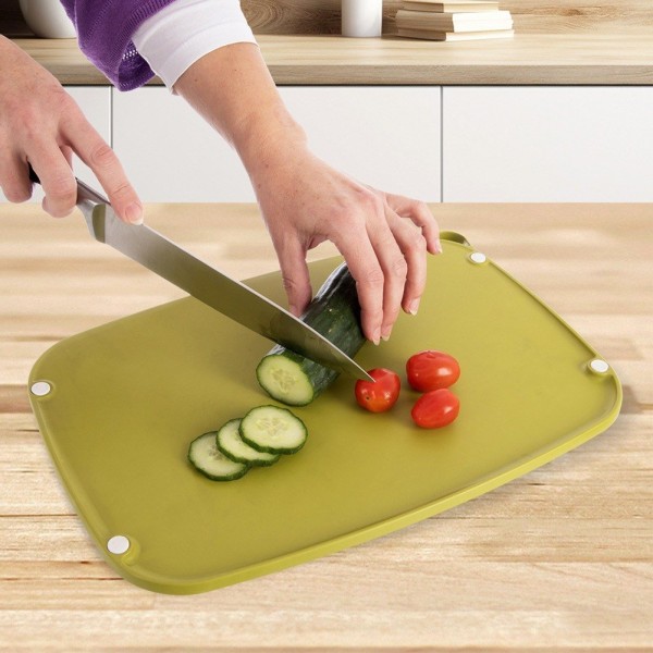 Дошка для нарізання, Orion, ELA двостороння з упорами 37.5x25 см (кухня)