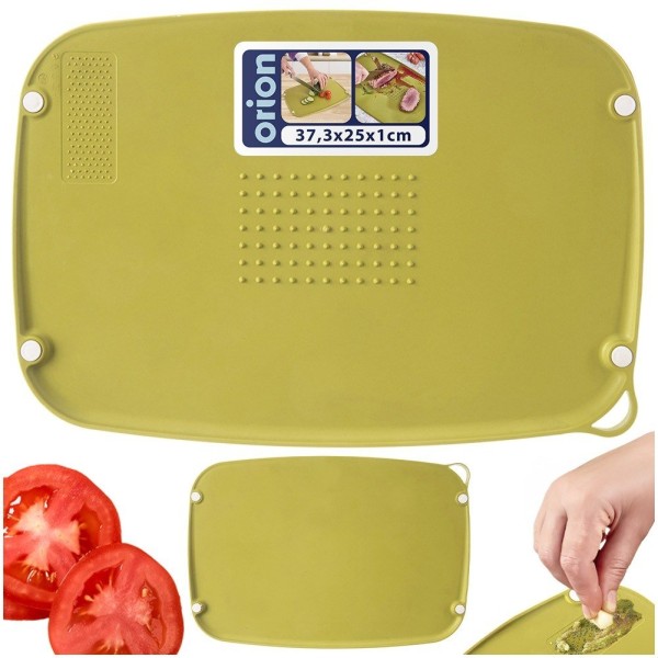 Дошка для нарізання, Orion, ELA двостороння з упорами 37.5x25 см (кухня)