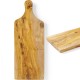 Deska do krojenia Hendi 505267 z drewna oliwnego 600x200x18 mm z uchwytem do serwowania