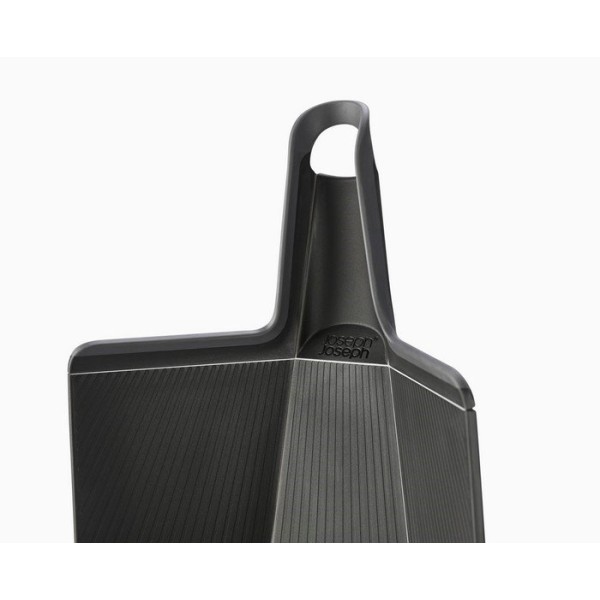 Дошка для різання, Joseph Joseph, Chop2Pot Plus Large, чорна, складна з боковими бортиками для зручного перенесення та виливання нарізки