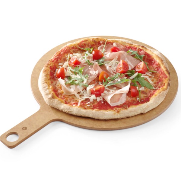 Deska do krojenia Tadar do serwowania pizzy i przekąsek 406 mm z uchwytem