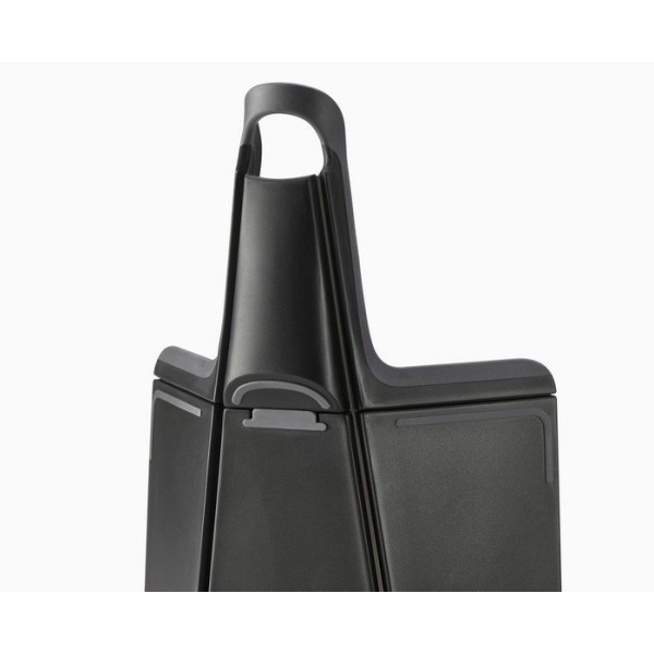 Дошка JJ, Chop2Pot Plus Regular чорна — для нарізання та перенесення продуктів (складна кришка)