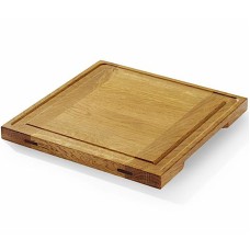 Deska do krojenia i serwowania Dębowa 27x27 cm grubość 2 cm