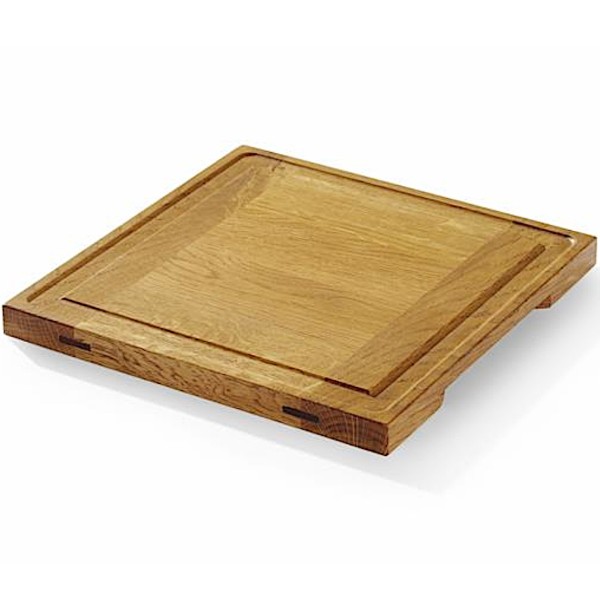 Deska do krojenia i serwowania Dębowa 27x27 cm grubość 2 cm