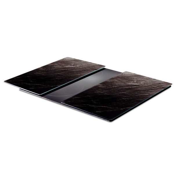 Доска для нарізки та захисна скляна панель, VILDE 60×52 см — для кухонної стінки/плити