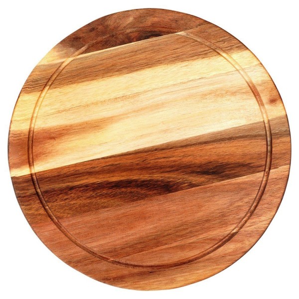 Дошка для нарізки та сервірування, EXCELLENT HOUSEWARE 259697, дерев'яна 30 см (кухня, подача)