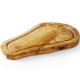 Deska do serwowania Hendi 505199 z drewna oliwnego z rowkiem 300x210x18 mm