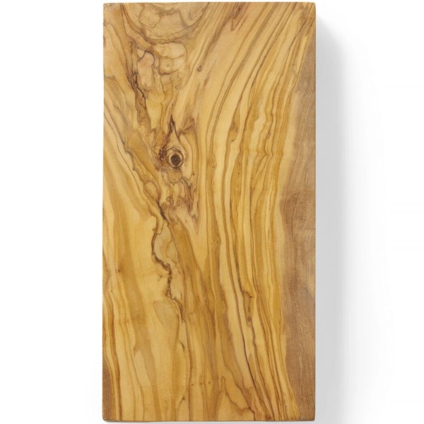 Deska do krojenia Hendi 505175 z drewna oliwnego prostokątna 300x150x18 mm do serwowania
