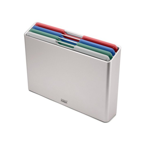 Дошка для нарізки, JJ, Zestaw desek do krojenia L Folio srebrny, комплект для кухні (нарізка, сервірування)