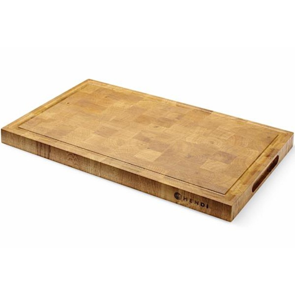 Deska do krojenia i serwowania Dębowa sztorcowa 32,5x26,5cm grubość 3cm