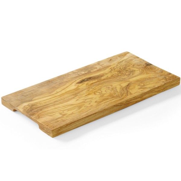 Deska do serwowania Hendi 505182 z drewna oliwnego prostokątna 350x150x18 mm