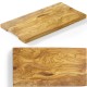 Deska do serwowania Hendi 505182 z drewna oliwnego prostokątna 350x150x18 mm