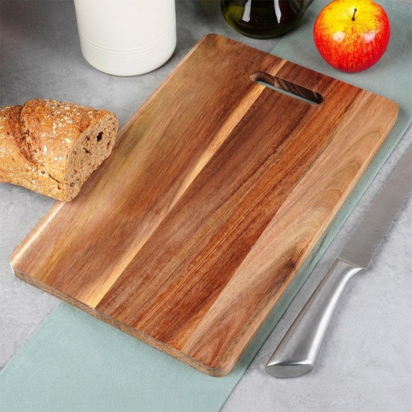 Дошка для нарізання, Excellent Houseware, 40×25 см дерев'яна — кухня, приготування їжі