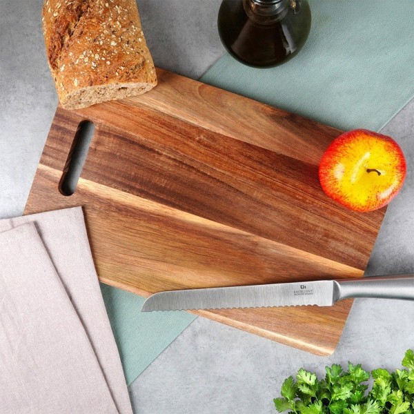 Дошка для нарізання, Excellent Houseware, 40×25 см дерев'яна — кухня, приготування їжі