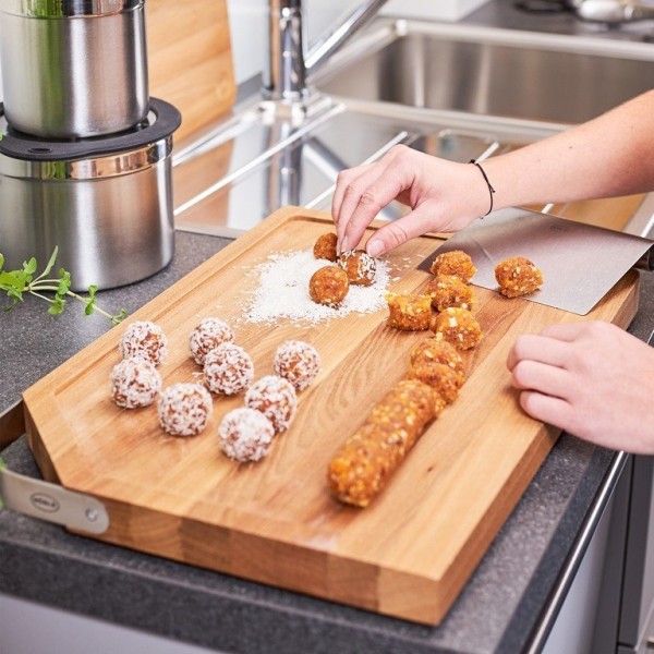 Дошка для нарізання, Roesle, 48×32×3 см, універсальна для кухні (сервірування й підготовки)