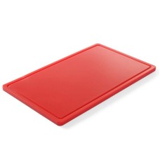 Deska do krojenia Hendi 826010 GN 1/1 czerwona do mięsa HACCP