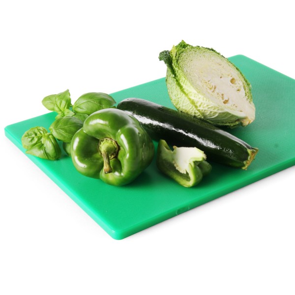 Deska do krojenia Hendi 825549 zielona do warzyw 450x300 mm HACCP