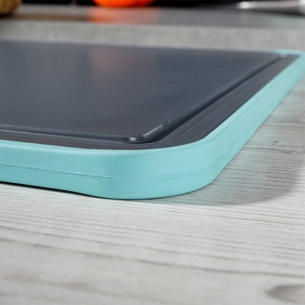 Дошка для нарізання, ORION 126828, універсальна пластикова сiра 35.5×26 см (кухня)