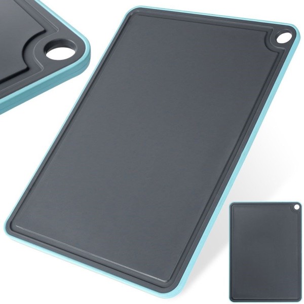 Дошка для нарізання, ORION 126828, універсальна пластикова сiра 35.5×26 см (кухня)