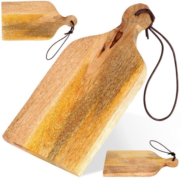 Дошка для нарізки і сервірування, VILDE 19.5×10 см, дерев'яна (кухонна дошка)