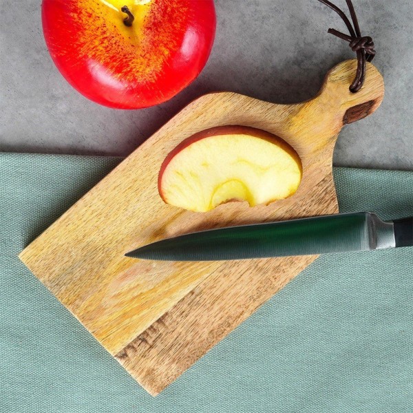 Дошка для нарізки і сервірування, VILDE 19.5×10 см, дерев'яна (кухонна дошка)