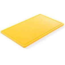 Deska do krojenia Hendi 826157 GN 1/2 do drobiu żółta HACCP