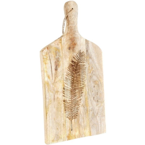 Доска для нарізки і сервірування, VILDE 259151, дерев'яна 50.5×24.5 см (кухня, подача)