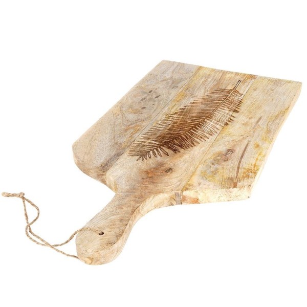 Доска для нарізки і сервірування, VILDE 259151, дерев'яна 50.5×24.5 см (кухня, подача)