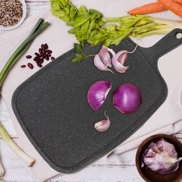 Дошка для нарізки, Maestro MR-1654-48, пластикова 48×24 см — кухонна для щоденного використання