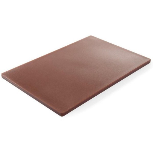 Deska do krojenia Hendi 825648 HACCP do mięsa i wędlin 600x400mm brązowa