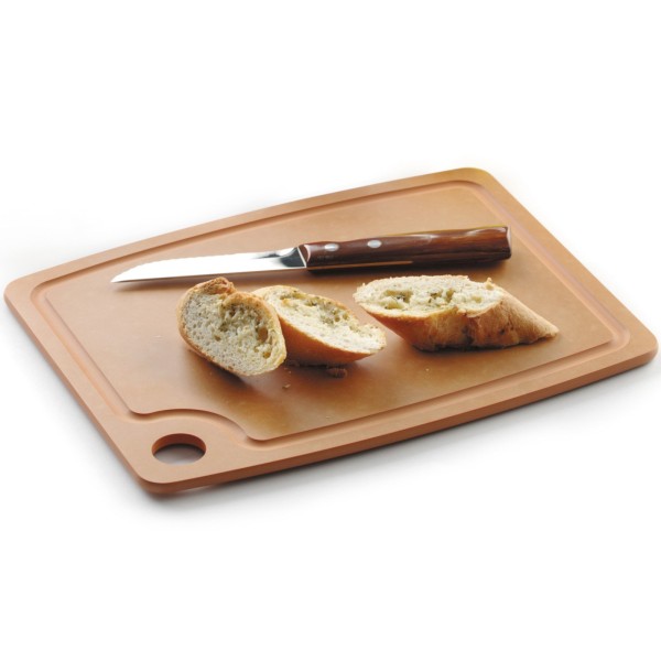 Deska do krojenia Brązowa włókno drzewne 370x275 mm do kuchni