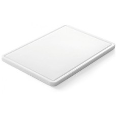 Deska do krojenia Hendi 826362 HDPE 35,5x25 cm z rowkiem do kuchni