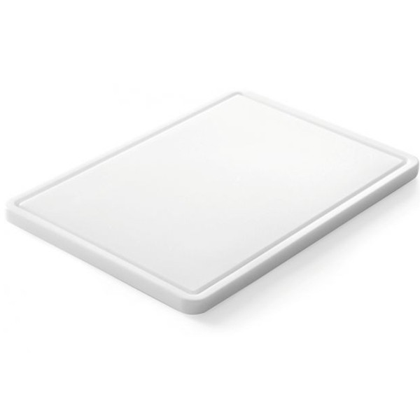 Deska do krojenia Hendi 826362 HDPE 35,5x25 cm z rowkiem do kuchni