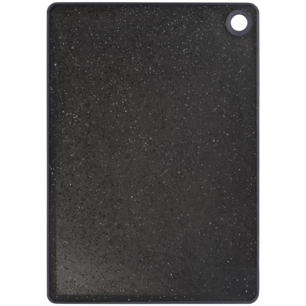 Дошка для нарізки, EXCELLENT HOUSEWARE, 33x23 см чорна пластиковa — кухонна для щоденного використання