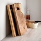 Доска для нарізання, HOME STYLING COLLECTION, drewniana 42×26 см — кухонна дошка для різання та сервірування