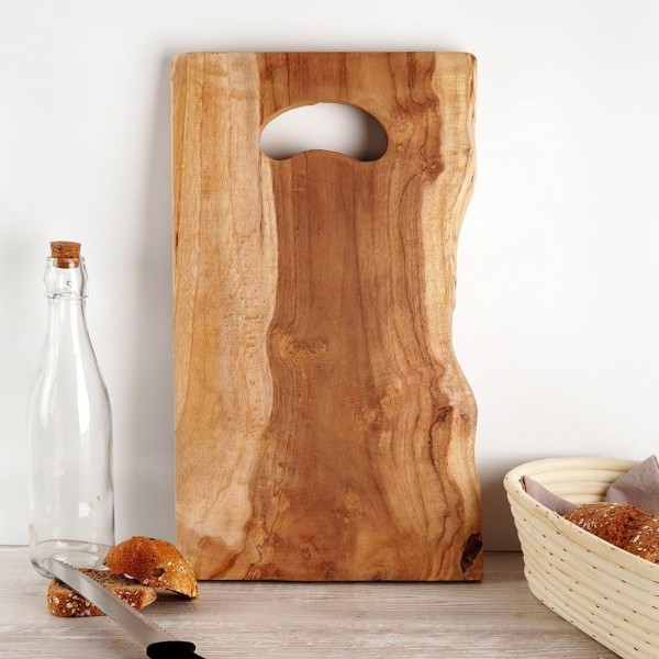 Доска для нарізання, HOME STYLING COLLECTION, drewniana 42×26 см — кухонна дошка для різання та сервірування