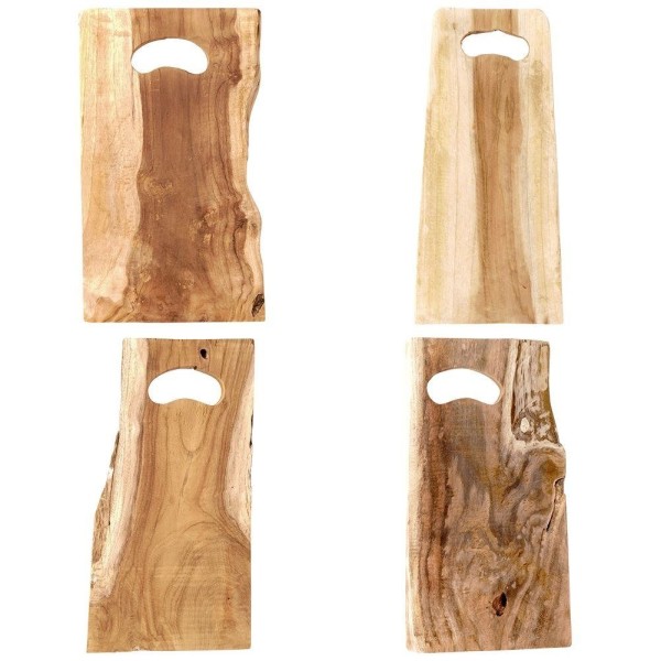 Доска для нарізання, HOME STYLING COLLECTION, drewniana 42×26 см — кухонна дошка для різання та сервірування