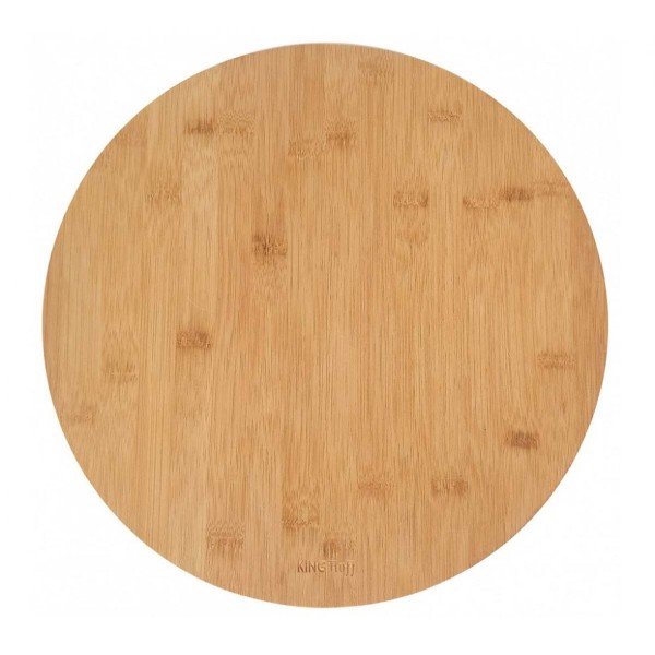 Deska do krojenia Kinghoff KH-1566 bambusowa obrotowa 35 cm do pizzy