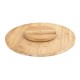 Deska do krojenia Kinghoff KH-1566 bambusowa obrotowa 35 cm do pizzy