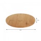 Deska do krojenia Kinghoff KH-1566 bambusowa obrotowa 35 cm do pizzy
